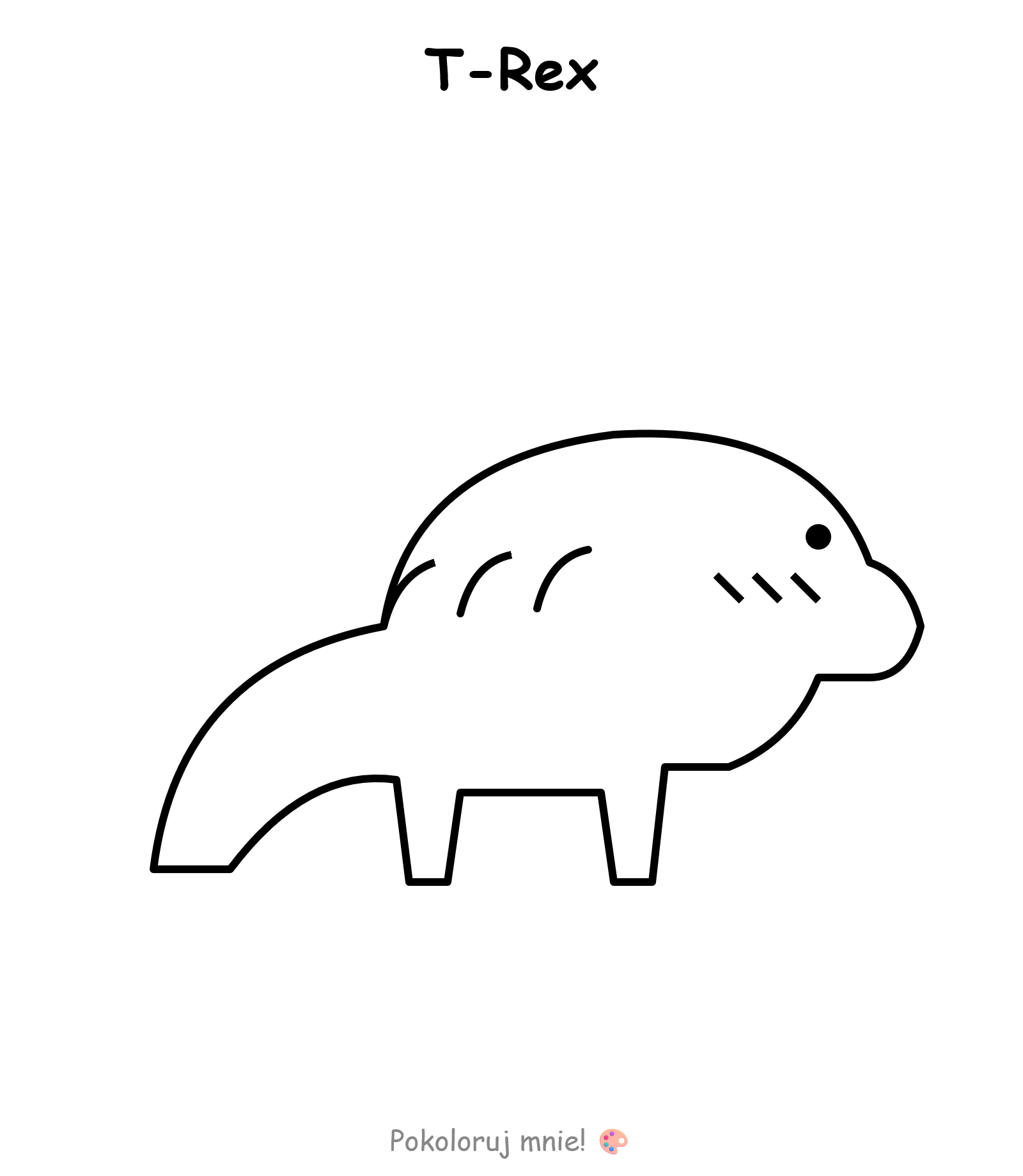 Kolorowanka: Dino 1(1)